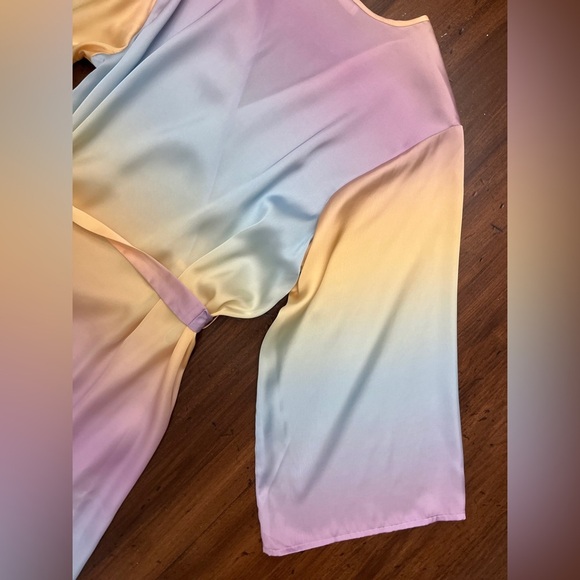 Amanda Uprichard Pastel Ombré Robe One Size Rare Bachelorette Trip Sorority Sexy - Picture 14 of 16